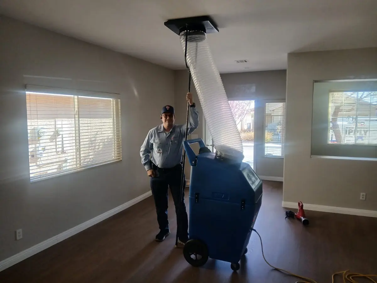 Professional Dryer Vent Cleaning work inside a Moores Mill home